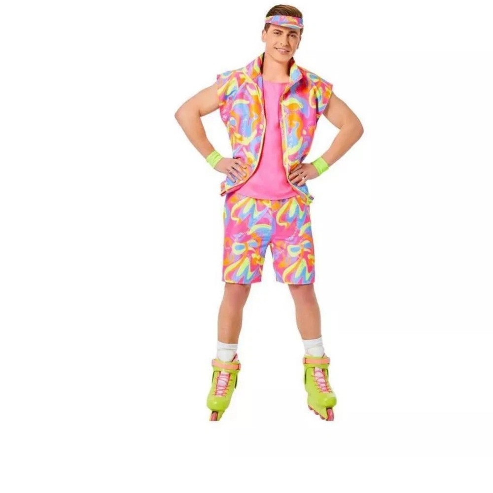 Adult The Barbie Movie Halloween Costume Skating Ken Medium